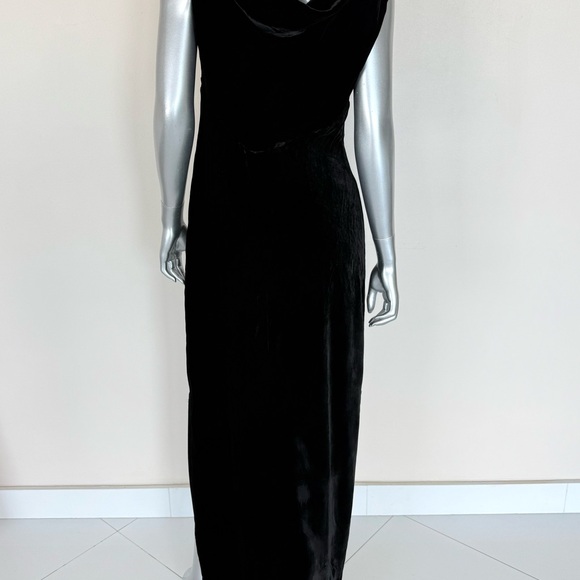NWT!!! Brooks Brothers long velvet black dress size 8 US Retail 498$ - Picture 3 of 8